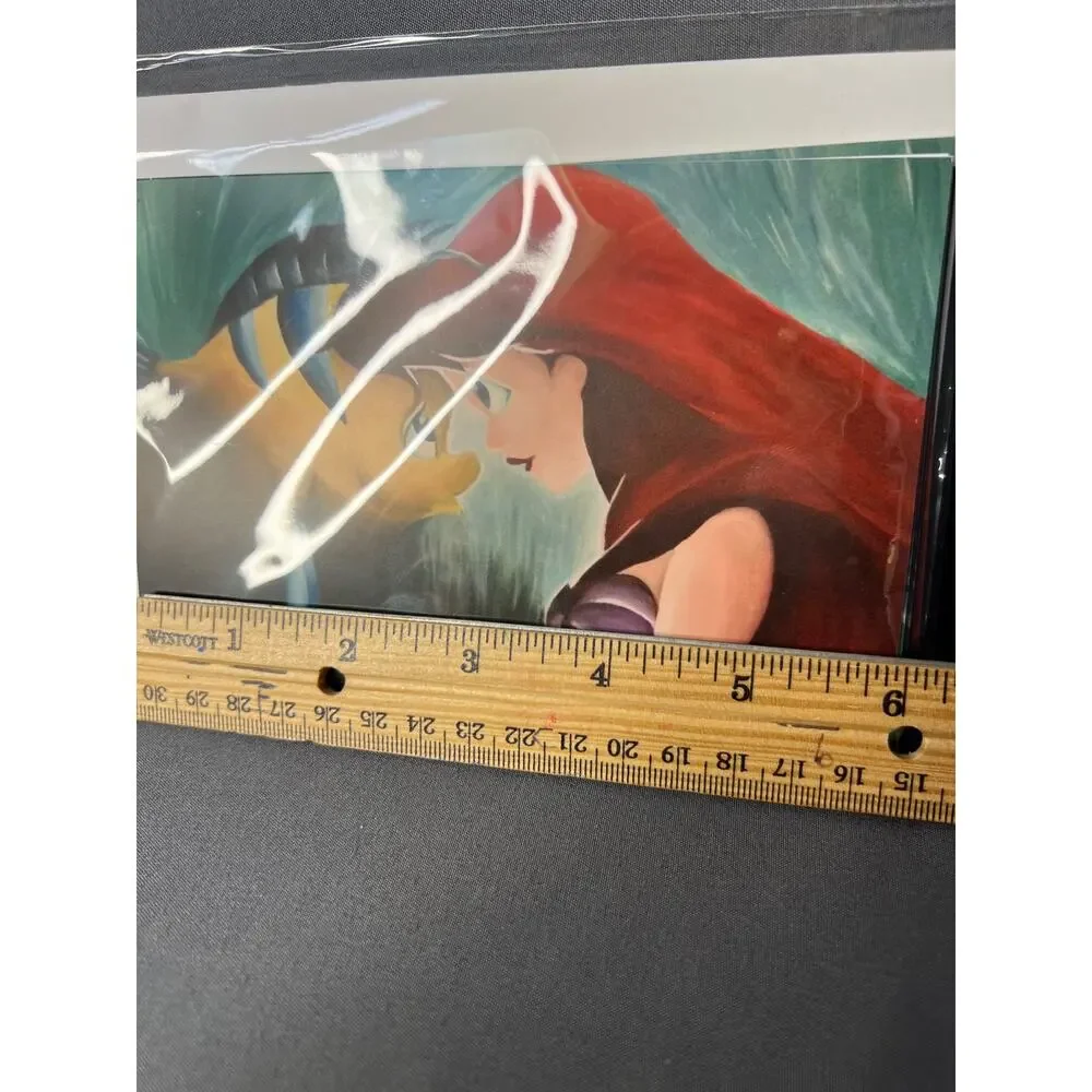 Ariel and Flounder Little Mermaid Notecards with Envelopes NIP 5 Pk